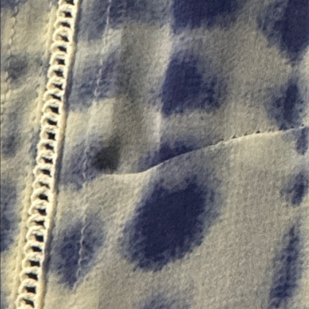 Soft Surroundings Sheer Maxi Dress w Slip XS Blue White Button Front Resort Boho - Picture 13 of 15